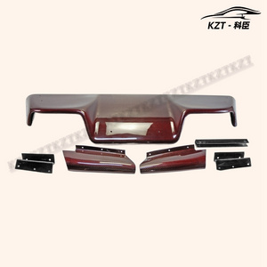 For Nissan Fairlady Carbon Fiber (RED Color) 03-08 Z33 350z Infiniti G35 Coupe 2D JDM TS Style Rear Diffuser 6Pcs (with fitting)