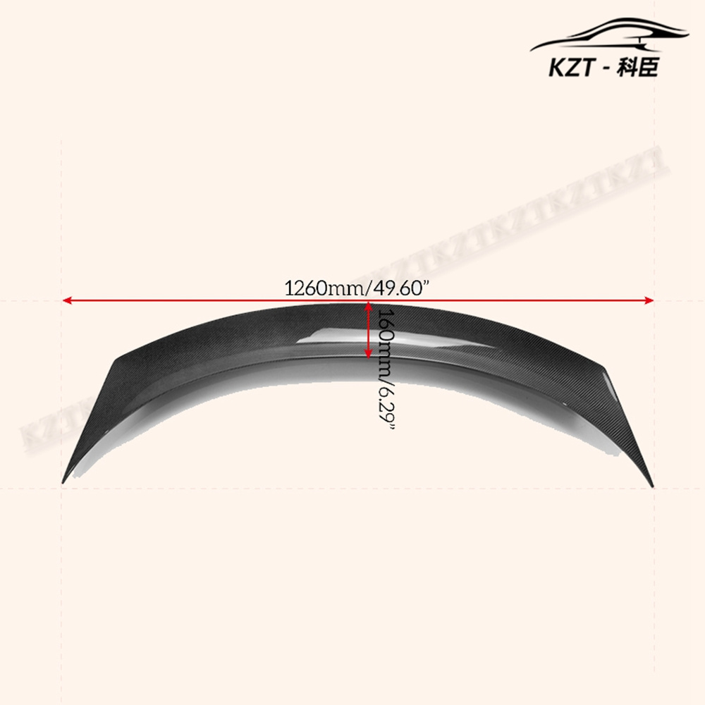 For 09 Onwards 370Z Z34 WBS Style Rear Spoiler Carbon Fiber