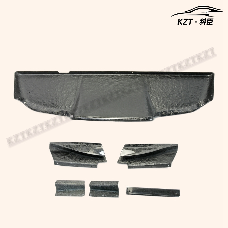 For Nissan Fairlady Carbon Fiber Forged Looks 03-08 Z33 350z Infiniti G35 Coupe 2D JDM TS Style Rear Diffuser 6Pcs