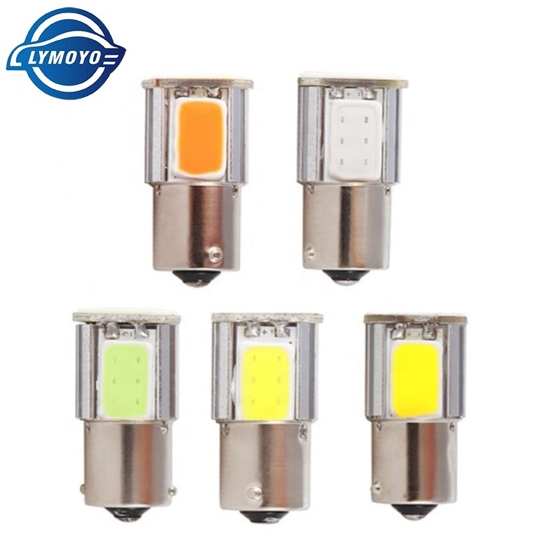 12v Car led 6000K Lamps Parking Bulbs Backup Tail Light Turn Signal Lights P21W BA15S ledCOB 1156 Led light