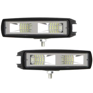 6000K Motorcycle Led Light Car LED Bar Light Work Light 48W Flood Lamp For Car SUV Off Road for Jeep Truck Boat 12V 24V