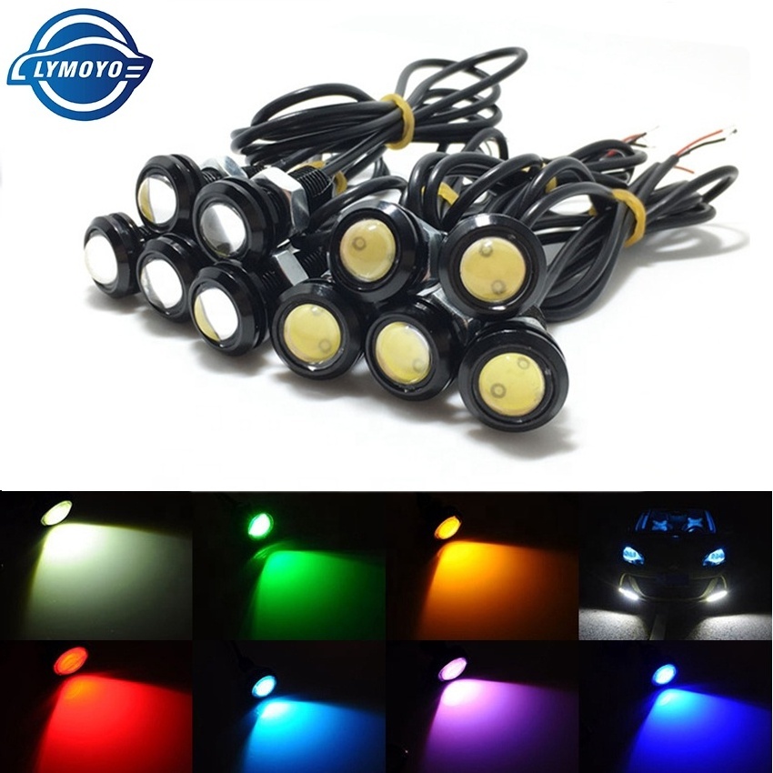 Motorcycle led Light 18MM Led DrlWaterproof led bulb Car Parking light Daytime Running Light Angel Eyes Fog bulb Eagle Eye Lamp