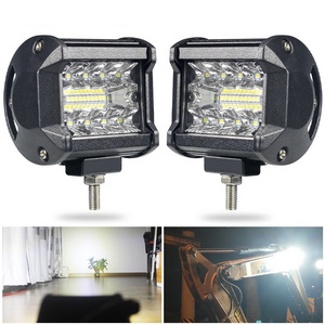 waterproof 4 inch Driving car mini laser 12v 24v 60w led work lights for truck tractor off road vehicle automotive working light