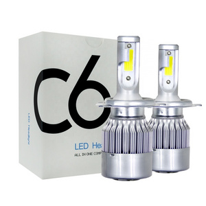 6000K 72W 12V 7200LM Auto Headlamps C6 H1 H3 Led H4 Headlight Bulbs LED bulb H7 Car Lights H4 880 H11 HB3 9005 HB4 9006 H13