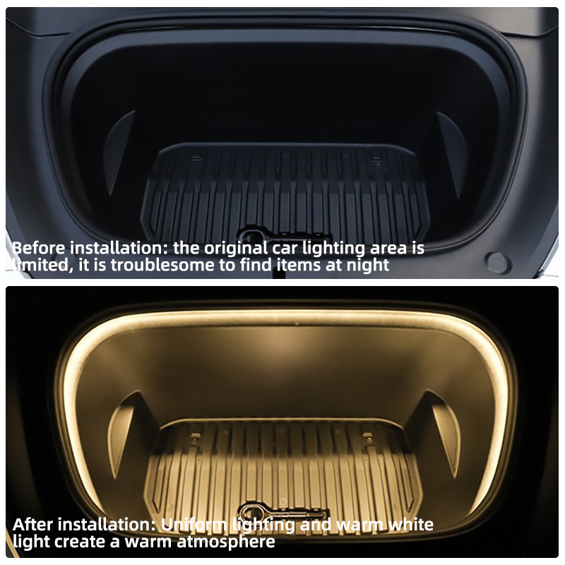 New car Front Trunk LED Ambient Light Interior lighting for Tesla model Y Tesla model 3 ambient light