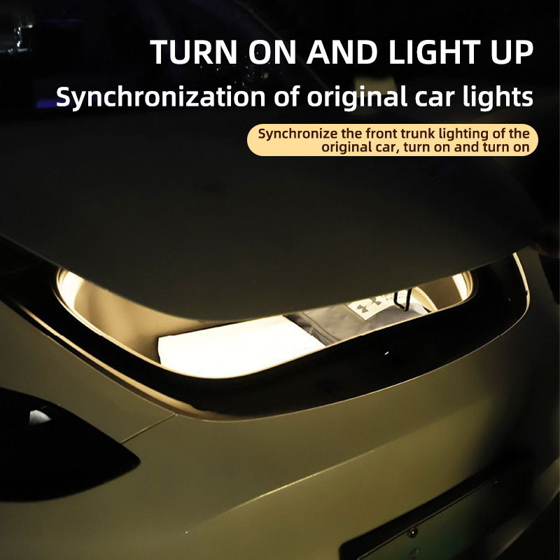 New car Front Trunk LED Ambient Light Interior lighting for Tesla model Y Tesla model 3 ambient light