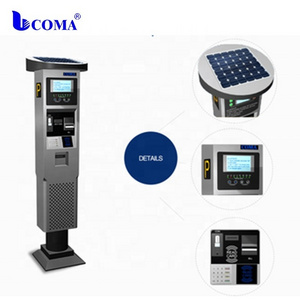 On-street ticket intelligent parking meter auto payment machine for unattended street parking