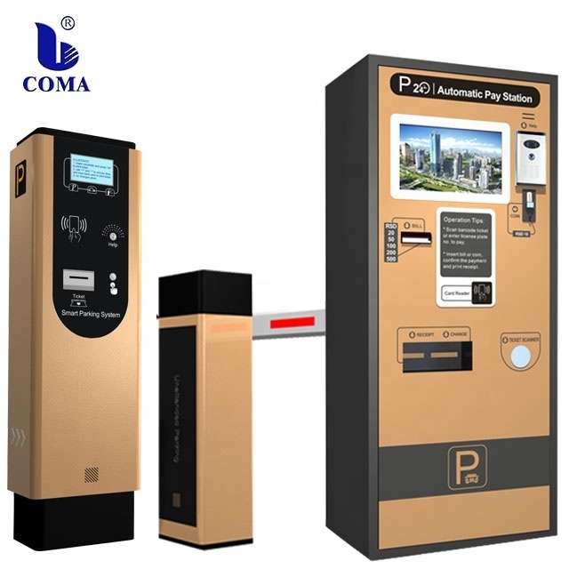 Automatic barrier gate car parking equipment with rfid card dispenser system