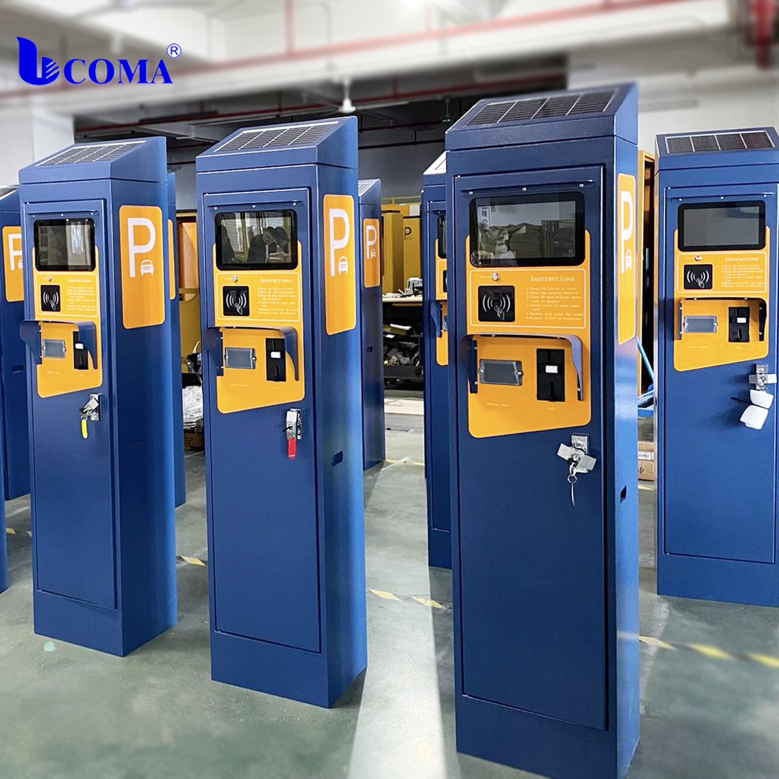 Manufacturer New Upgrade Parking Payment Machine Customized Cash Accept Ticket Vending Parking System Car Park Paying Machines