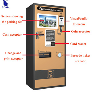 Car parking fee payment koisk parking payment machine