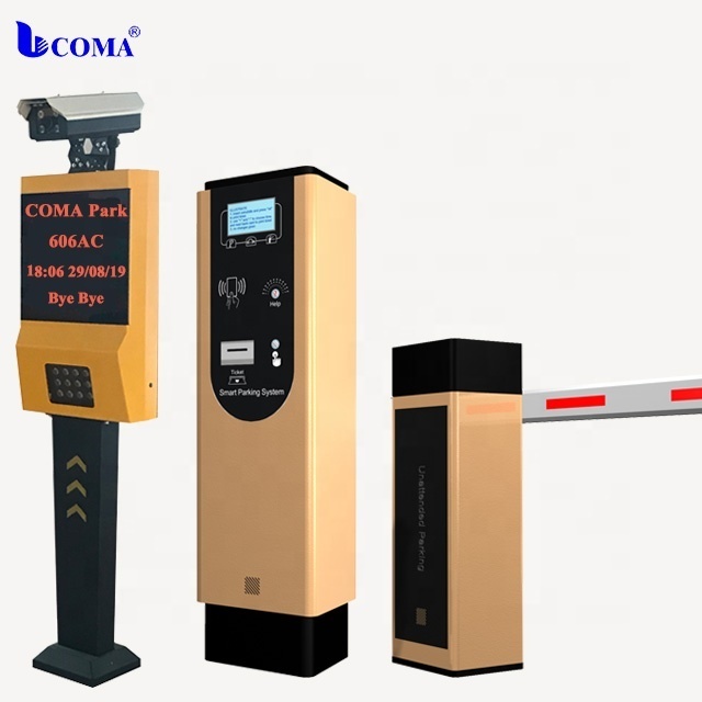 Automatic barrier gate car parking equipment with rfid card dispenser system