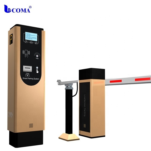 Automatic barrier gate car parking equipment with rfid card dispenser system