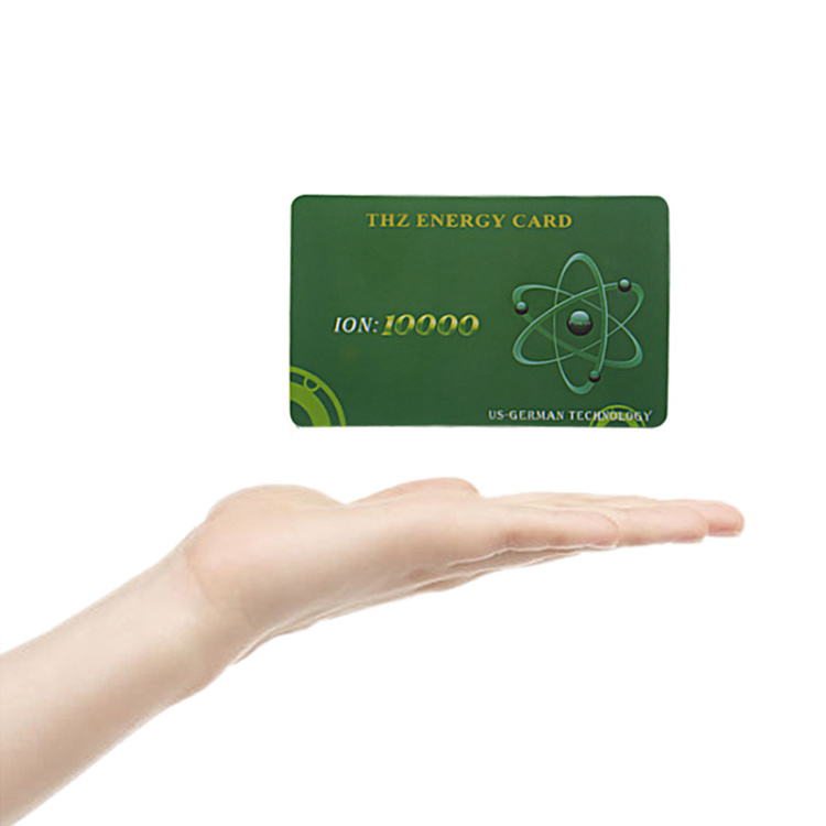 Health Care Terahertz card Quantum energy scalar negative ion bio nano negative ions 10000cc good for body care energy card