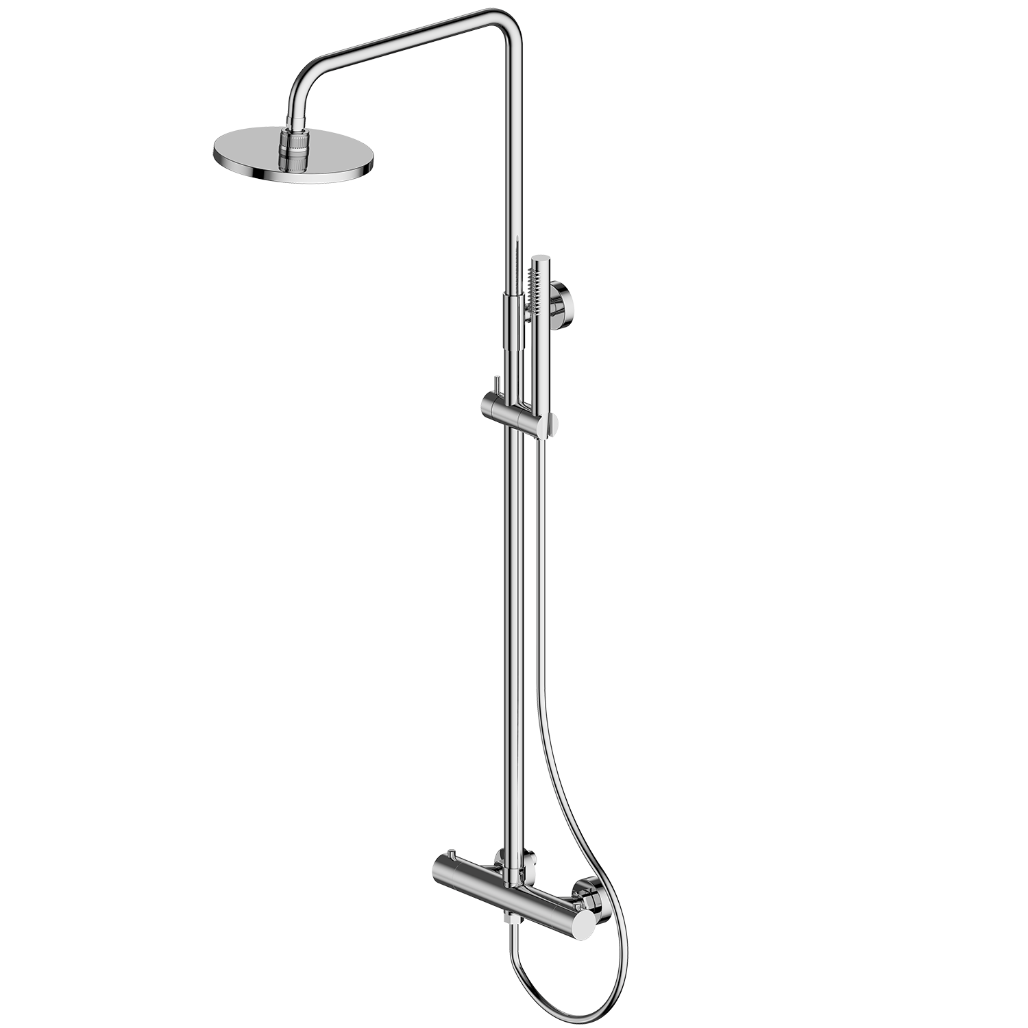 Outdoor Standing Shower Faucet Mixer Stainless steel 304 Shower Faucet Ceiling Rain Shower Faucet Set