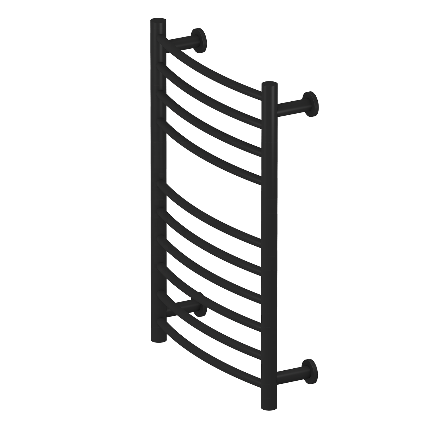 Brushed gold luxury stainless steel ladder style  heated  wall mounted towel rail