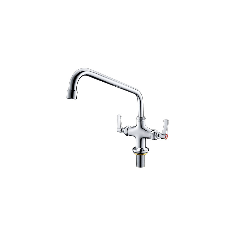 Pre-rinse Spray Kitchen Faucet Swivel Wall Mounted High Pressure Commercial Kitchen Faucet