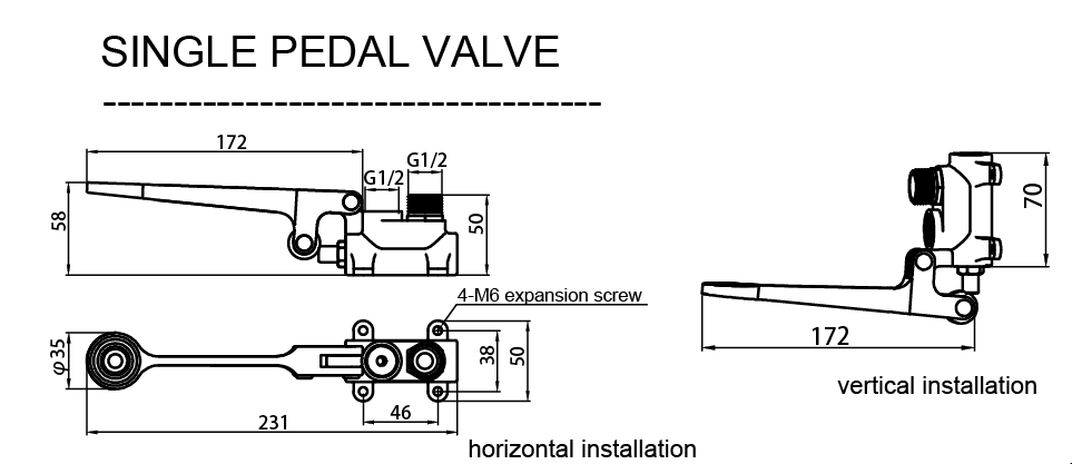 hospital faucets foot valve faucet pedal tap cold water foot operated hand wash sink faucet