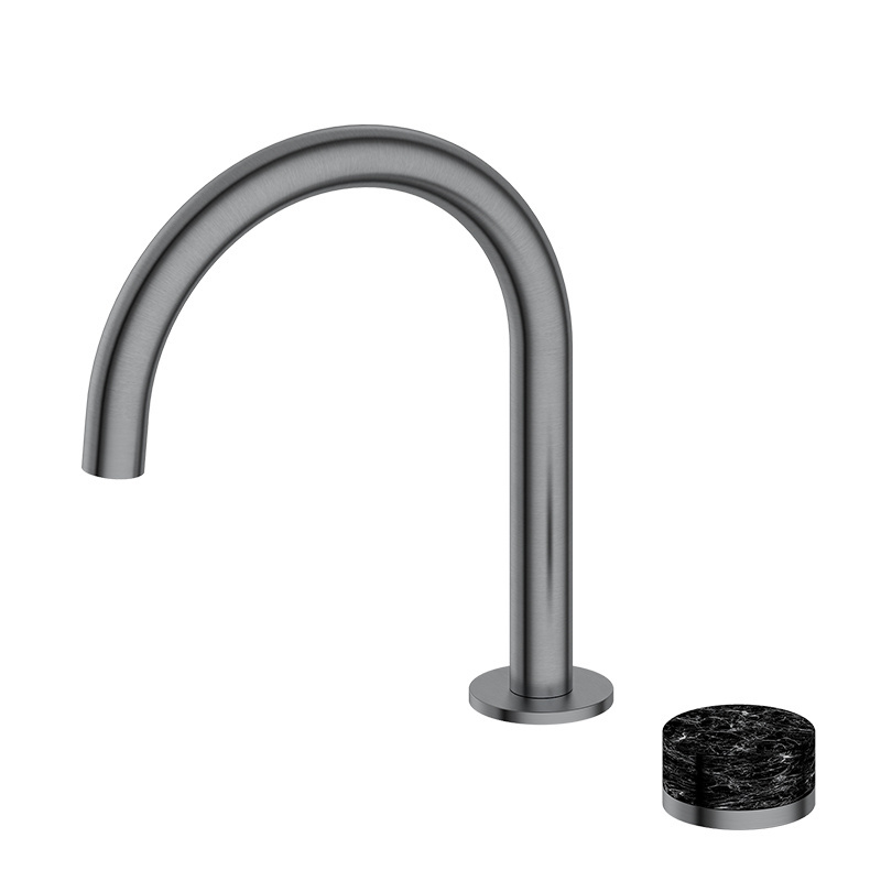 CUPC Watermark Bathroom Basin Faucet Gun Metal Brushed Basin Vanity Faucet