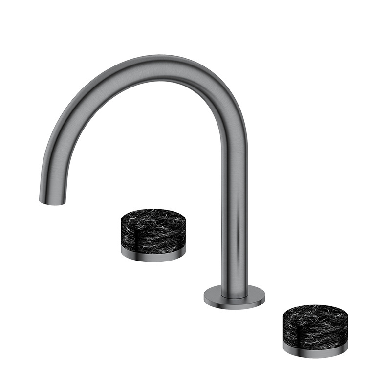 CUPC Watermark Bathroom Basin Faucet Gun Metal Brushed Basin Vanity Faucet