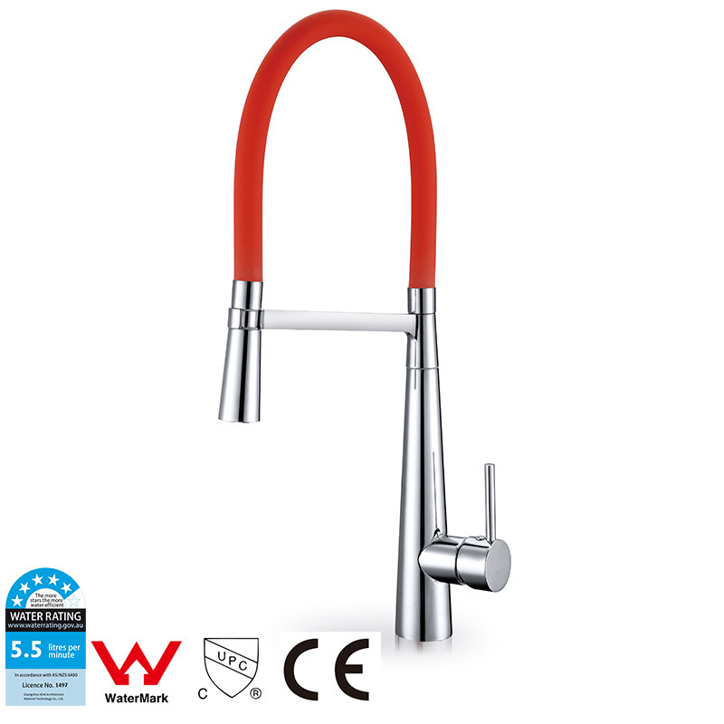 Modern Single Handle Flexible Hose Kitchen Mixer Faucet Pull Down Sprayer Brass Kitchen Faucet