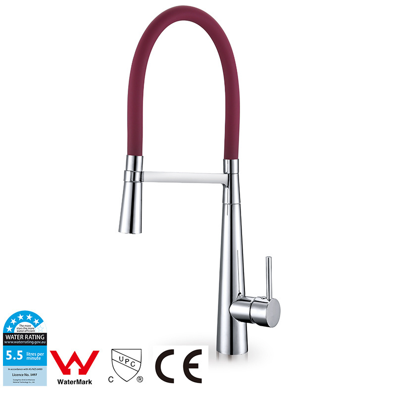 Modern Single Handle Flexible Hose Kitchen Mixer Faucet Pull Down Sprayer Brass Kitchen Faucet