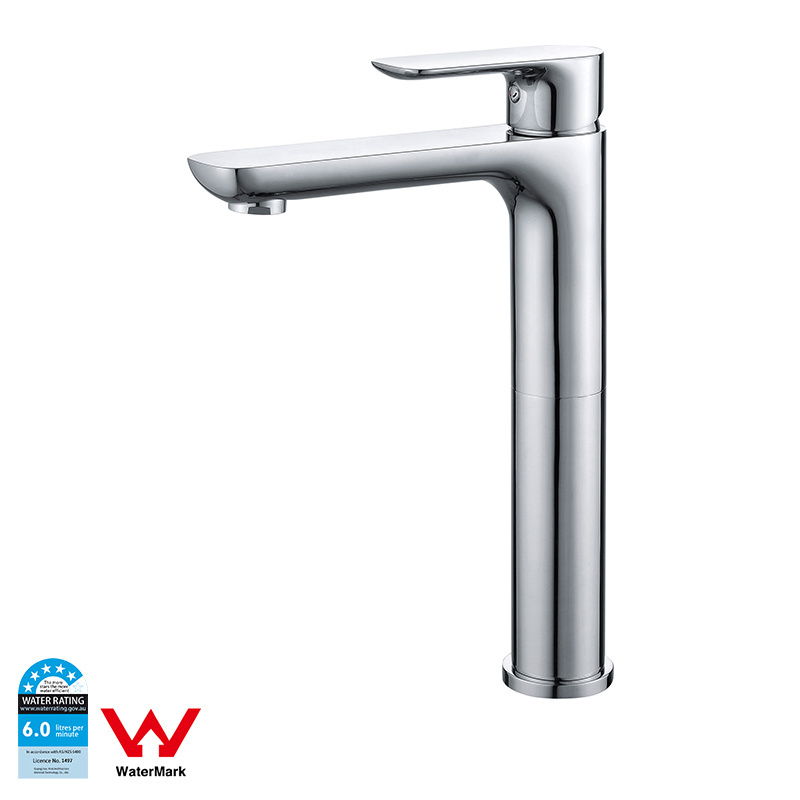 Cupc Brass Chrome Swivel Swan Neck Wash Sink Kitchen Faucet