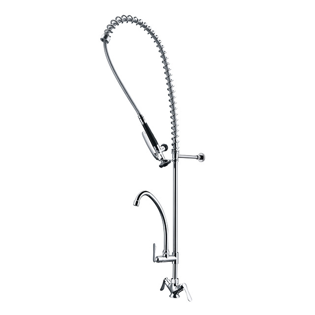 Hotel kitchen faucet business high pressure SS304 spray sanitary ware kitchen faucet mixer tap