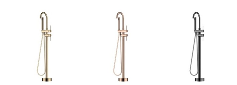 Bathroom Accessories Brass Black Bathtub 2 ways Faucet Shower Set Thermostatic Bathtub Shower Faucet