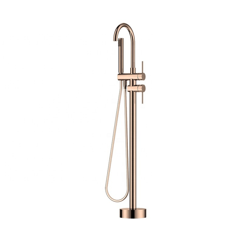 Bathroom Accessories Brass Black Bathtub 2 ways Faucet Shower Set Thermostatic Bathtub Shower Faucet