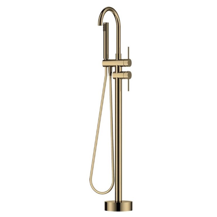 Bathroom Accessories Brass Black Bathtub 2 ways Faucet Shower Set Thermostatic Bathtub Shower Faucet