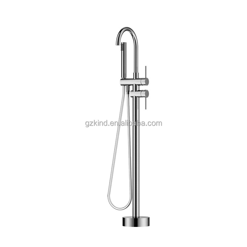 Bathroom Accessories Brass Black Bathtub 2 ways Faucet Shower Set Thermostatic Bathtub Shower Faucet