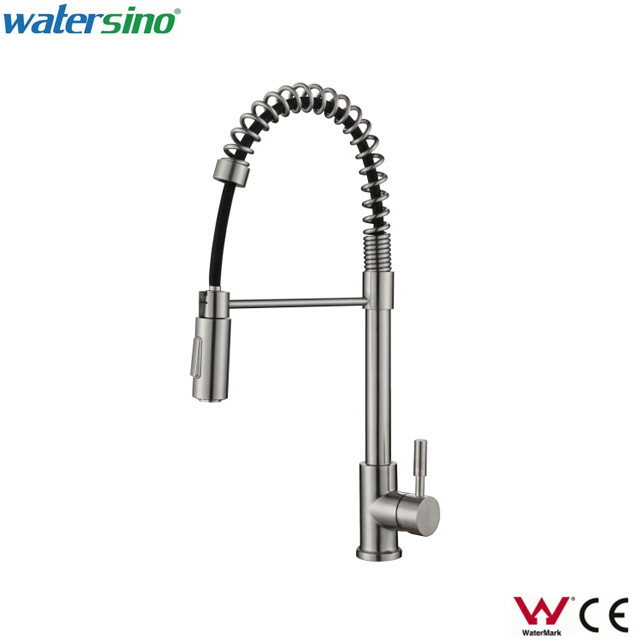 304 Stainless Steel Kitchen Faucet Pull Out Durable Kitchen Sink Faucet Kitchen Sink Mixer Accessories