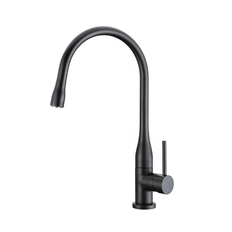 Watermark single handle hot and cold water kitchen sink tap pull out spring mixer kitchen faucet