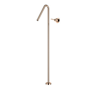 New design  brass rose gold floor standing bathtub mixer  tap