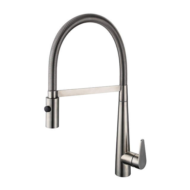 304 Stainless Steel Kitchen Faucet Pull Out Durable Kitchen Sink Faucet Kitchen Sink Mixer Accessories