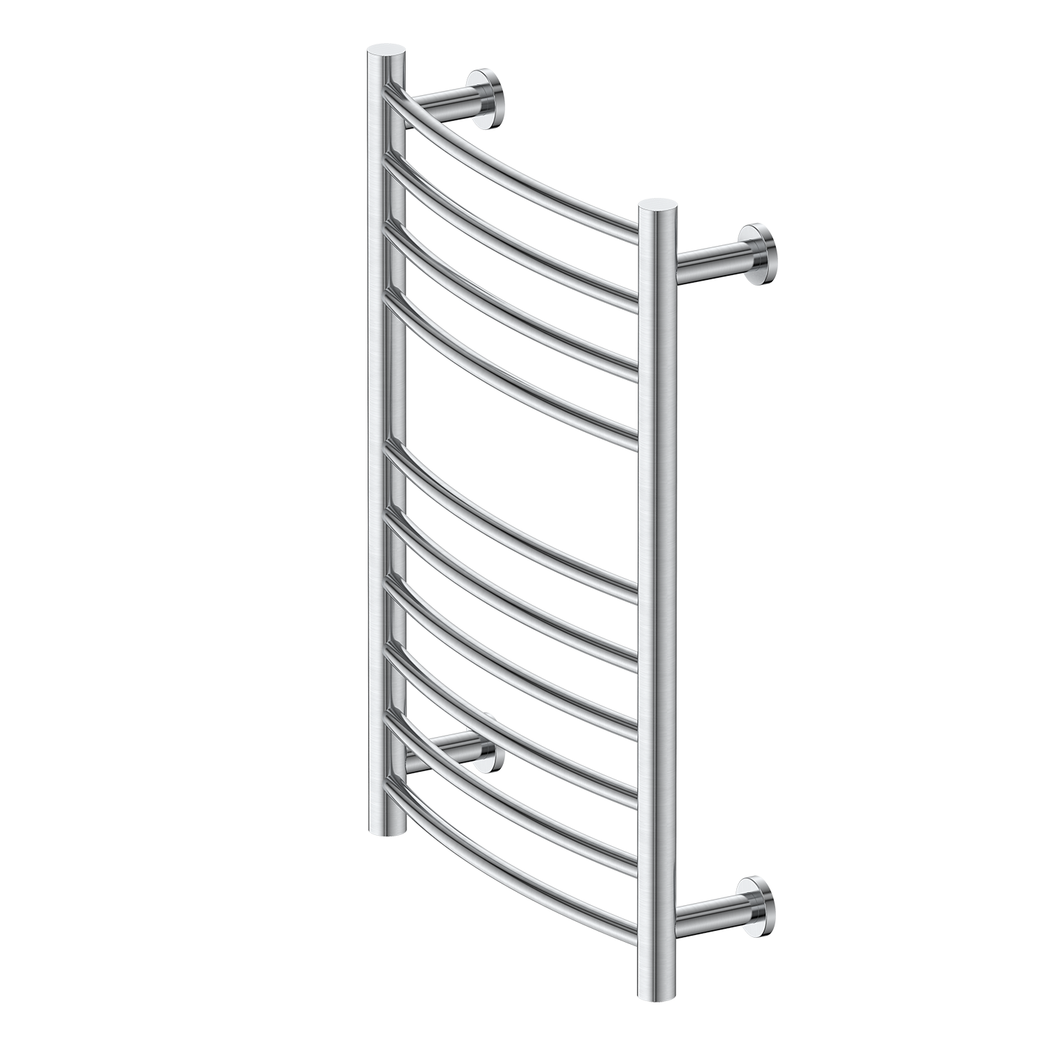 Brushed gold luxury stainless steel ladder style  heated  wall mounted towel rail