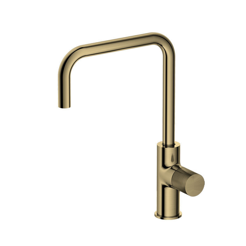 Unique design brass kitchen faucet Matte Black brushed single faucet hot and cold water modern kitchen faucets