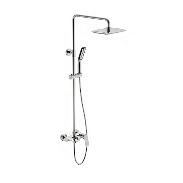 Outdoor Standing Shower Faucet Mixer Stainless steel 304 Shower Faucet Ceiling Rain Shower Faucet Set