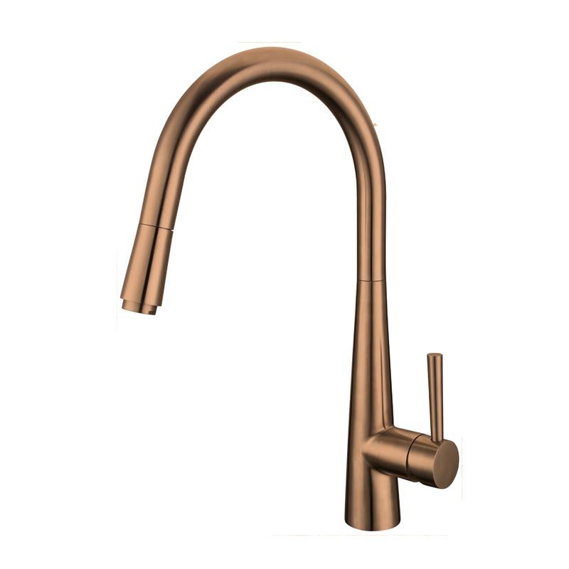 water tap kitchen faucet watermark Pull Out SS304 brushed gold kitchen sink tap