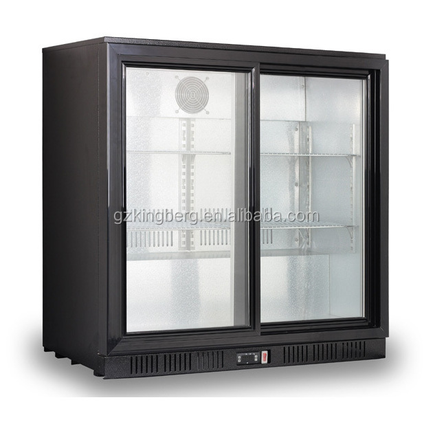 One glass door for back bar cooler upright display cooler wine cooler