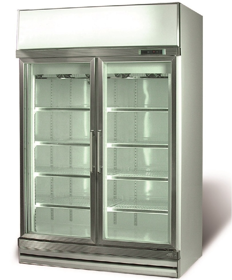 Double Glass Doors Fridge Glass Door Drink Cooler Pepsi Refrigerator