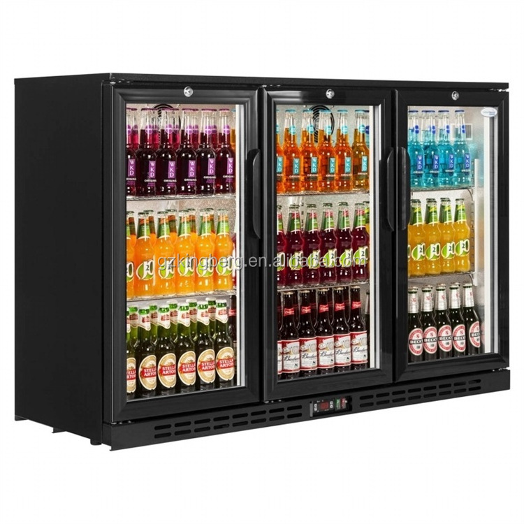 One glass door for back bar cooler upright display cooler wine cooler