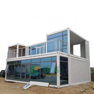 Low Cost Prefab Prefabricated Modular Flat Pack Container Office House