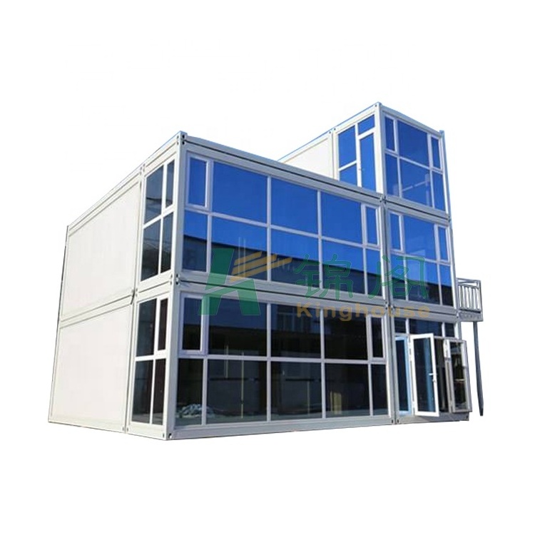 Low Cost Prefab Prefabricated Modular Flat Pack Container Office House