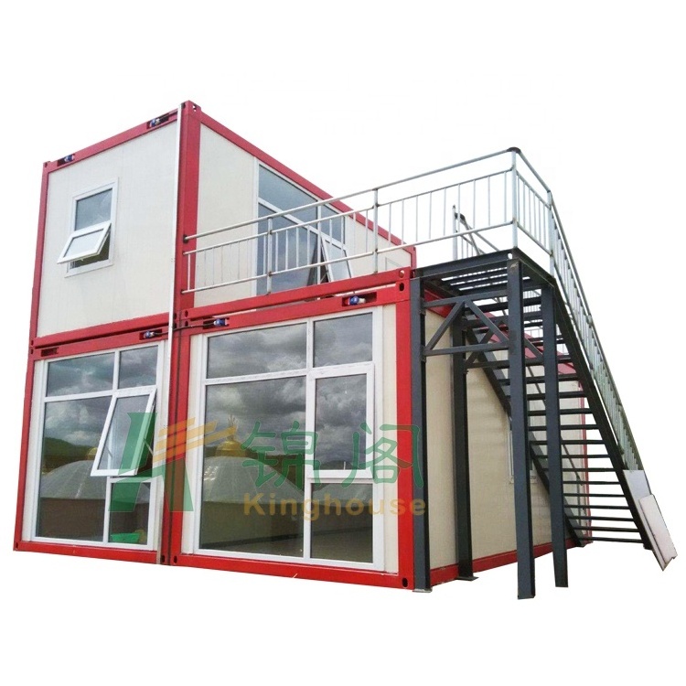 Low Cost Prefab Prefabricated Modular Flat Pack Container Office House