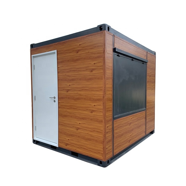 Outdoor food kiosk design prefab move container coffee shop mobile store kiosk