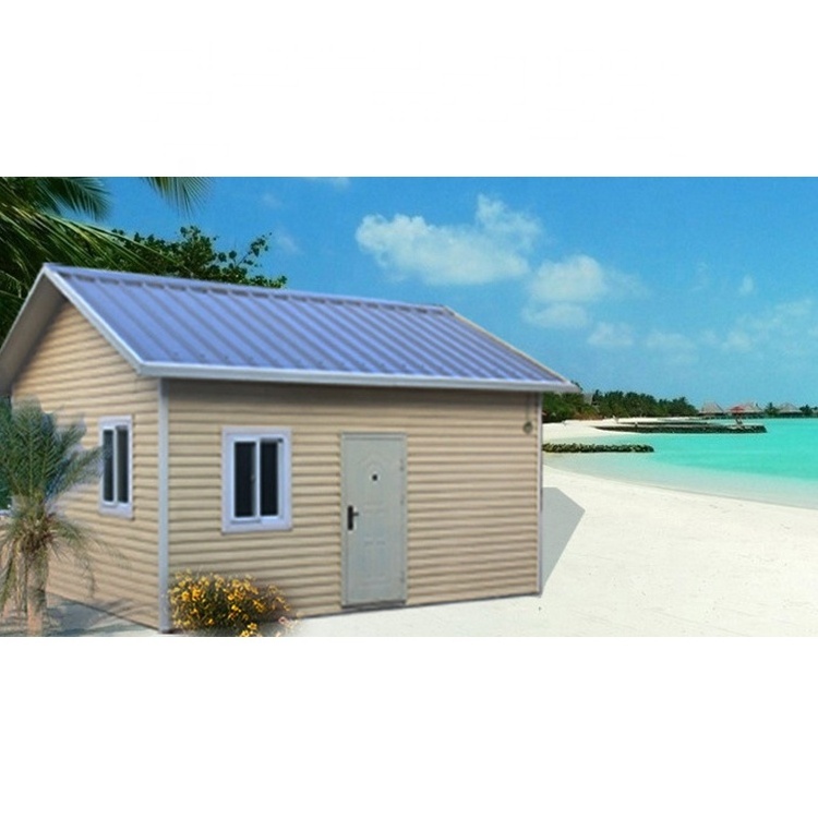 Hot sale economical beach hut prefabricated small portable houses