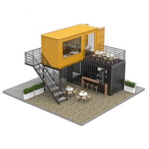 Prefab House Portable Cafe 20ft Contain Shipping Container Bar Container Coffee Shop