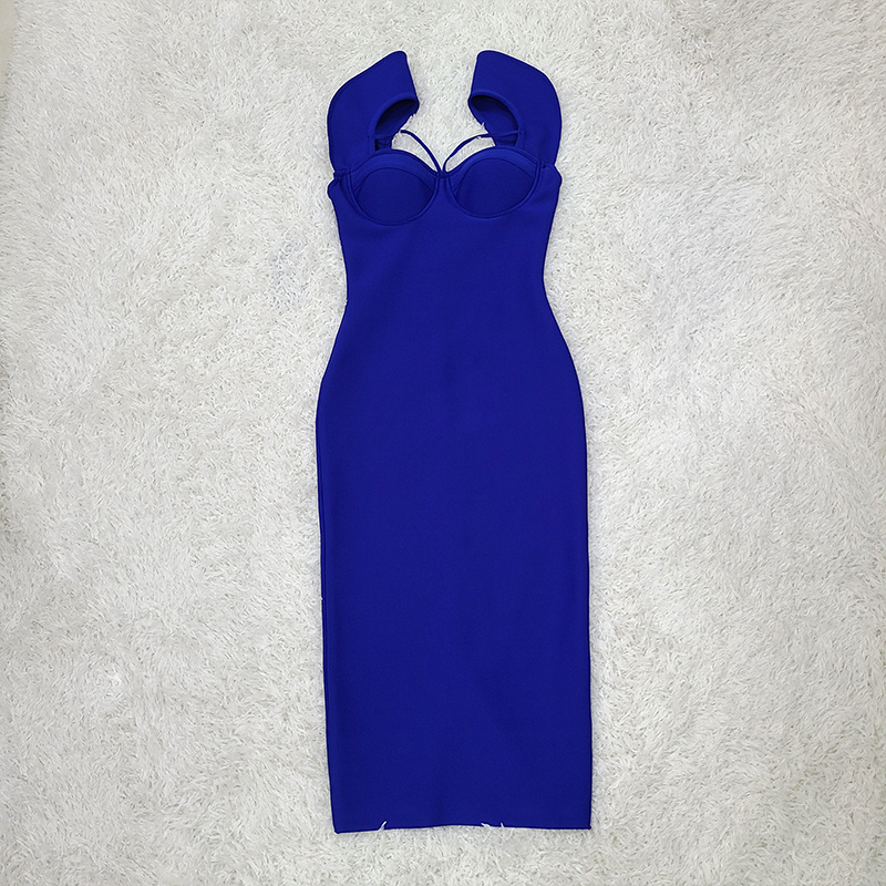 Factory Wholesale Stock bodycon 90% rayon9%ployester 1% spandex Bodycon Party Dress Women