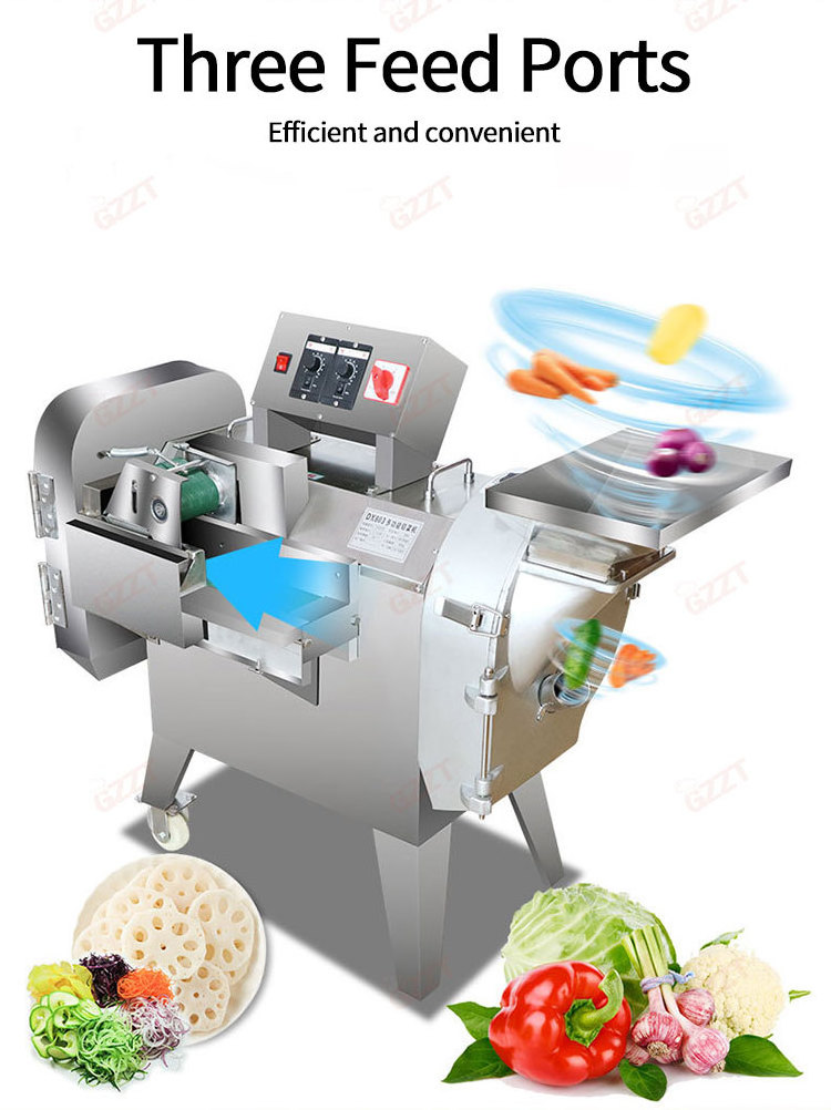 Stainless Steel cutting chilli carrot Cutter commercial Vegetable Dicer Machine Adjustable thickness Potato Cube Chopper Slicer